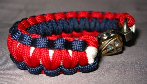 Steel Flame Crusader clasp on one of MY bracelets.